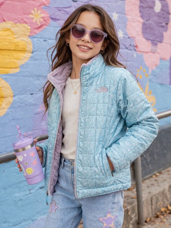The North Face Other - The North Face Girl's  Reversible Winter Jacket Sherpa Interior size 10